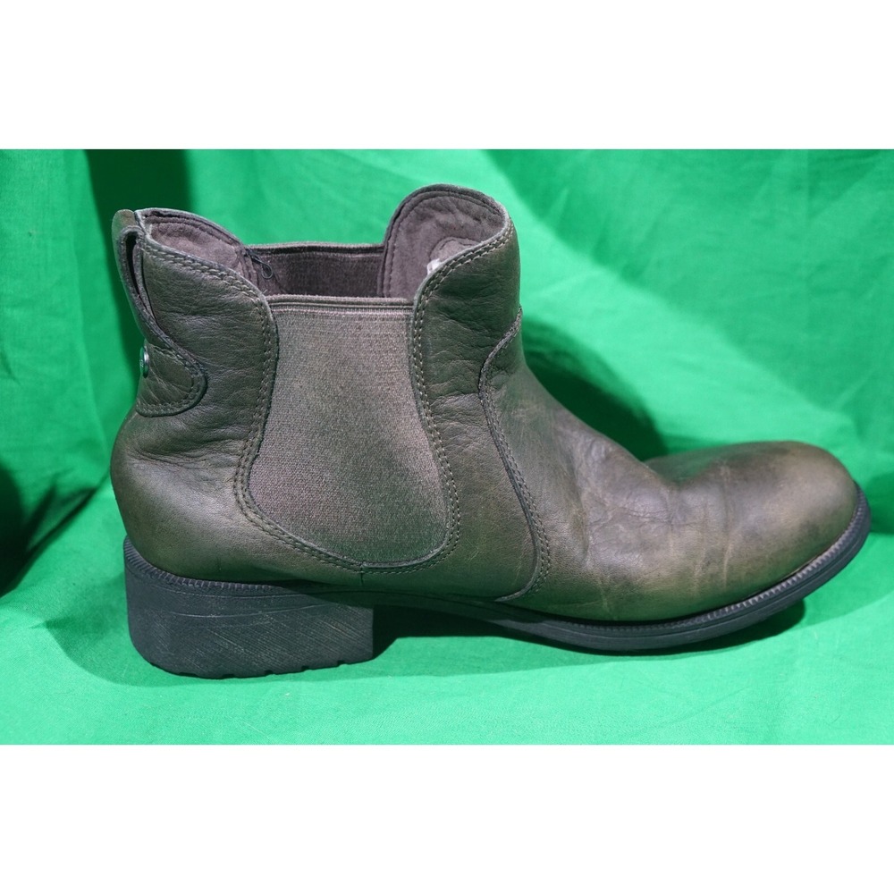 UGG Womens Bonham Ankle Boot lll Brown Leather Pull On Winter Booties Size 9 - Picture 7 of 9